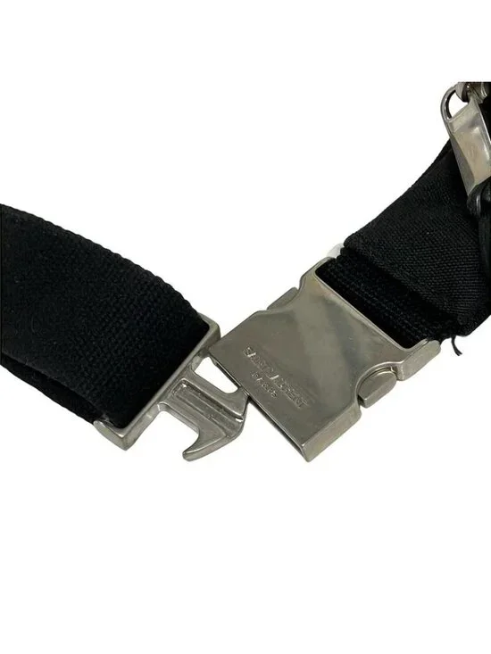 Saint Laurent Paris Waist Pouch Black Leather - Picture 15 of 15